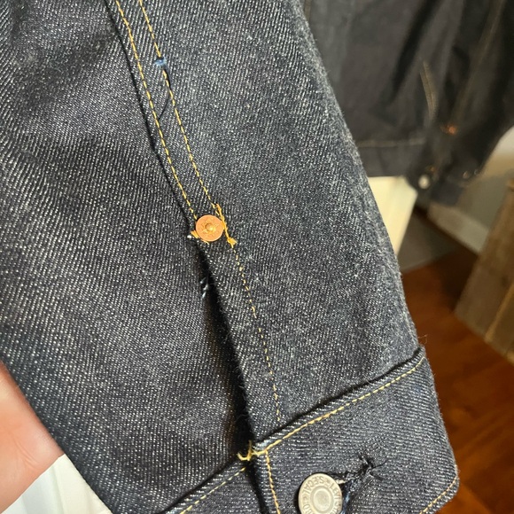 1953 Type II Levi's 507 Men's Trucker Jean Jacket Dark Indigo Men’s Size XL - Picture 7 of 7